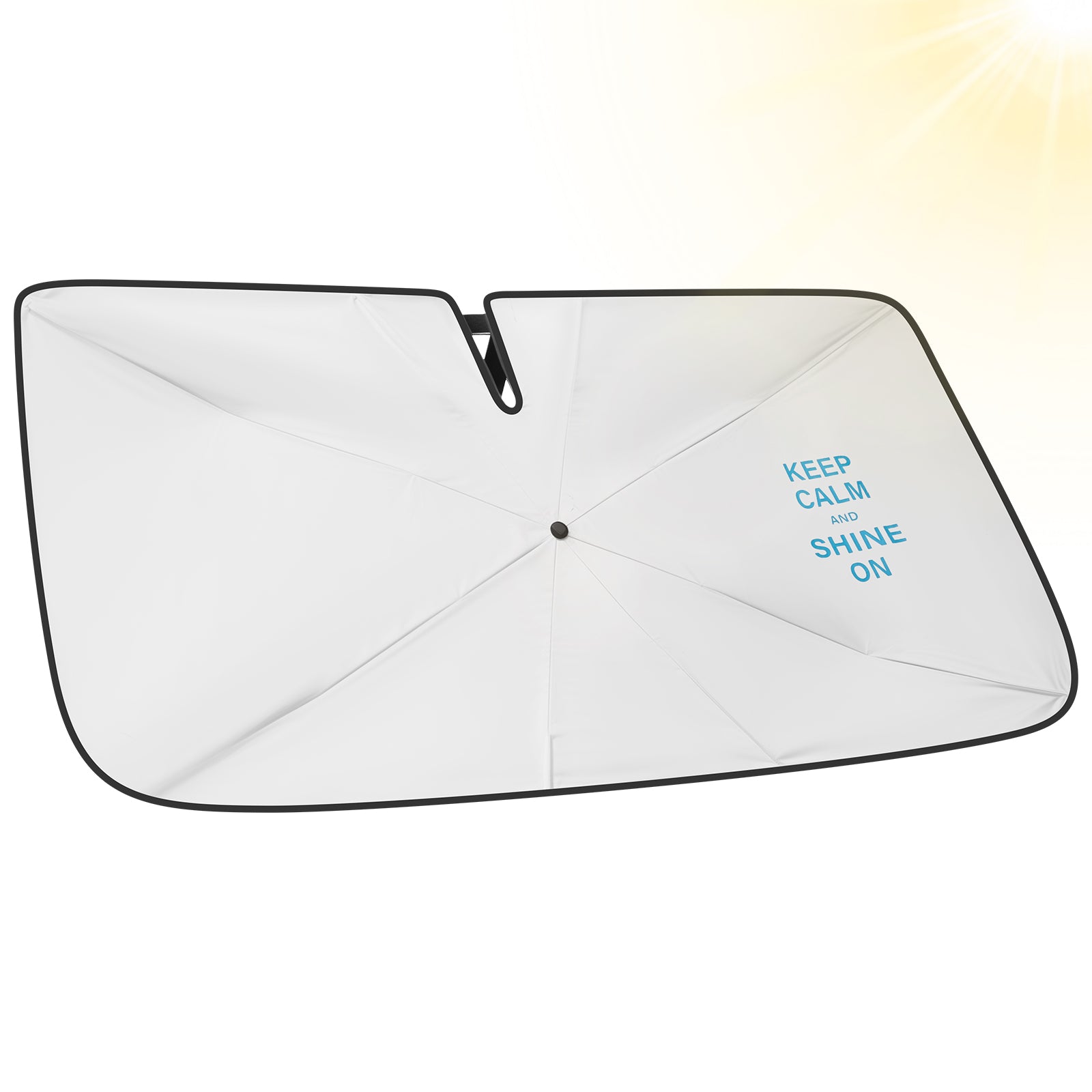 Windshield Sunshade Umbrella – UV Protection Car Sun Shade (57" × 32")