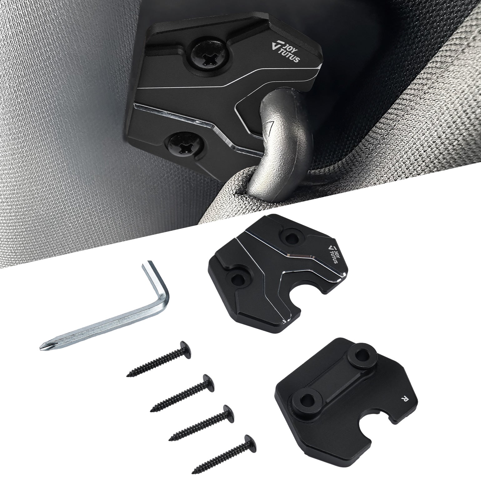 Sun Visor Repair Kit for Ram 1500 (2019–2026) – Aluminum Clips 2-Pack