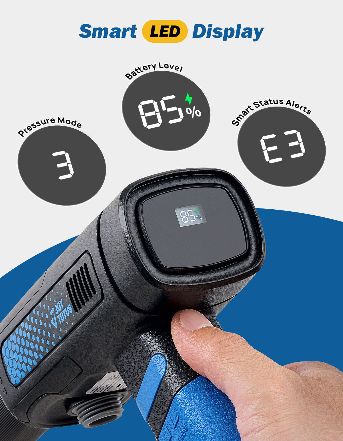 JOYTUTUS P10 Pro Foldable Cordless Pressure Washer