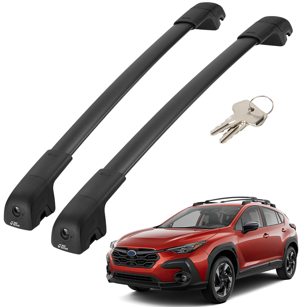 Lockable Roof Rack Cross Bars for Crosstrek 2024 with Raised Rails