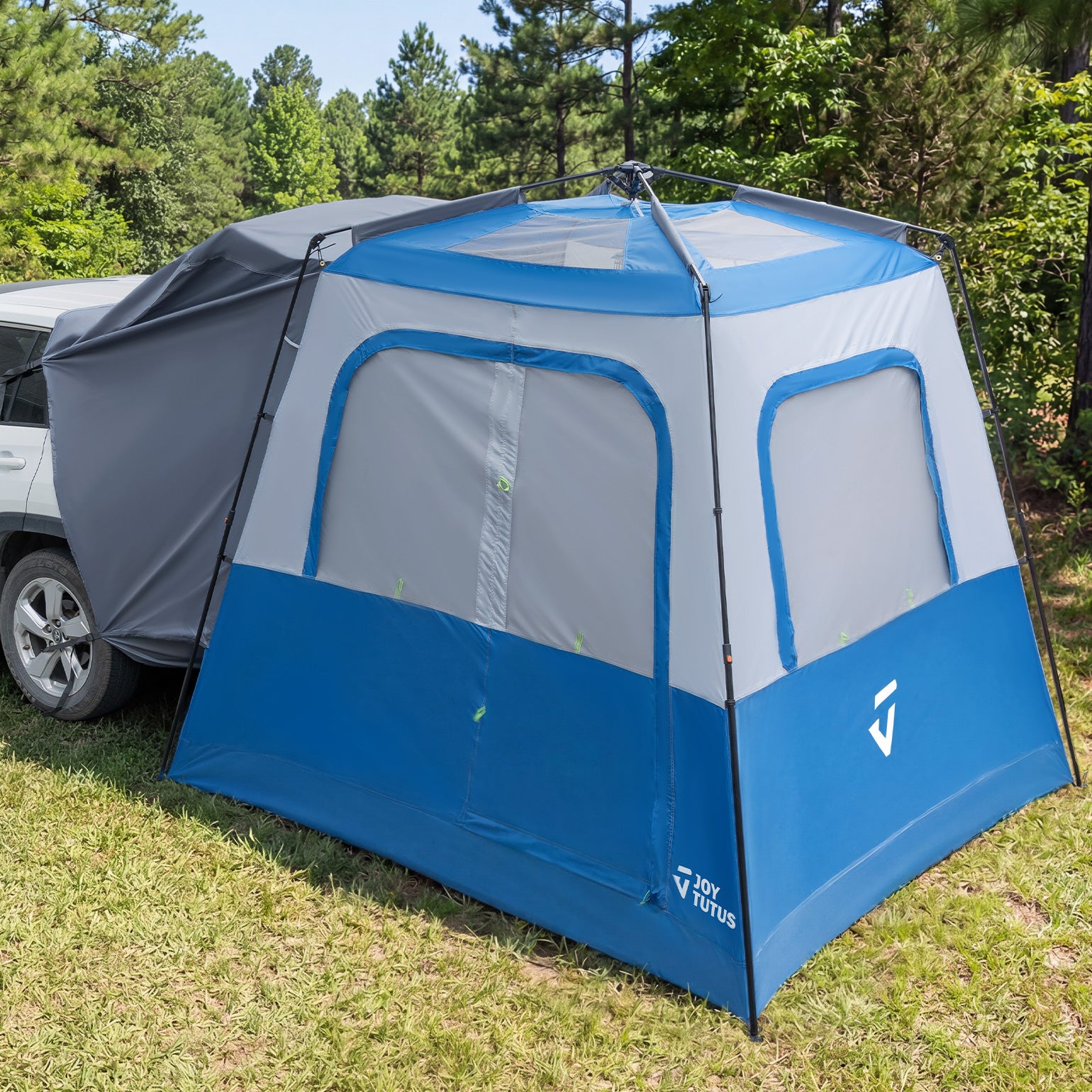 SUV Camping Tent for 5-8 Person, Automatic Instant Setup with  Waterproof Rainfly