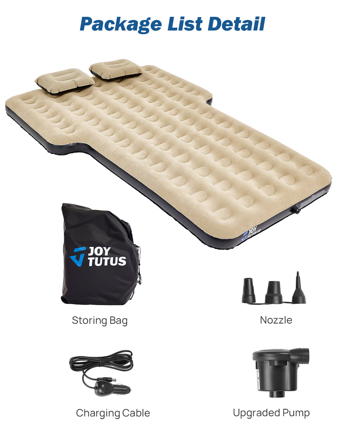SUV Air Mattress Camping Bed with Electric Pump