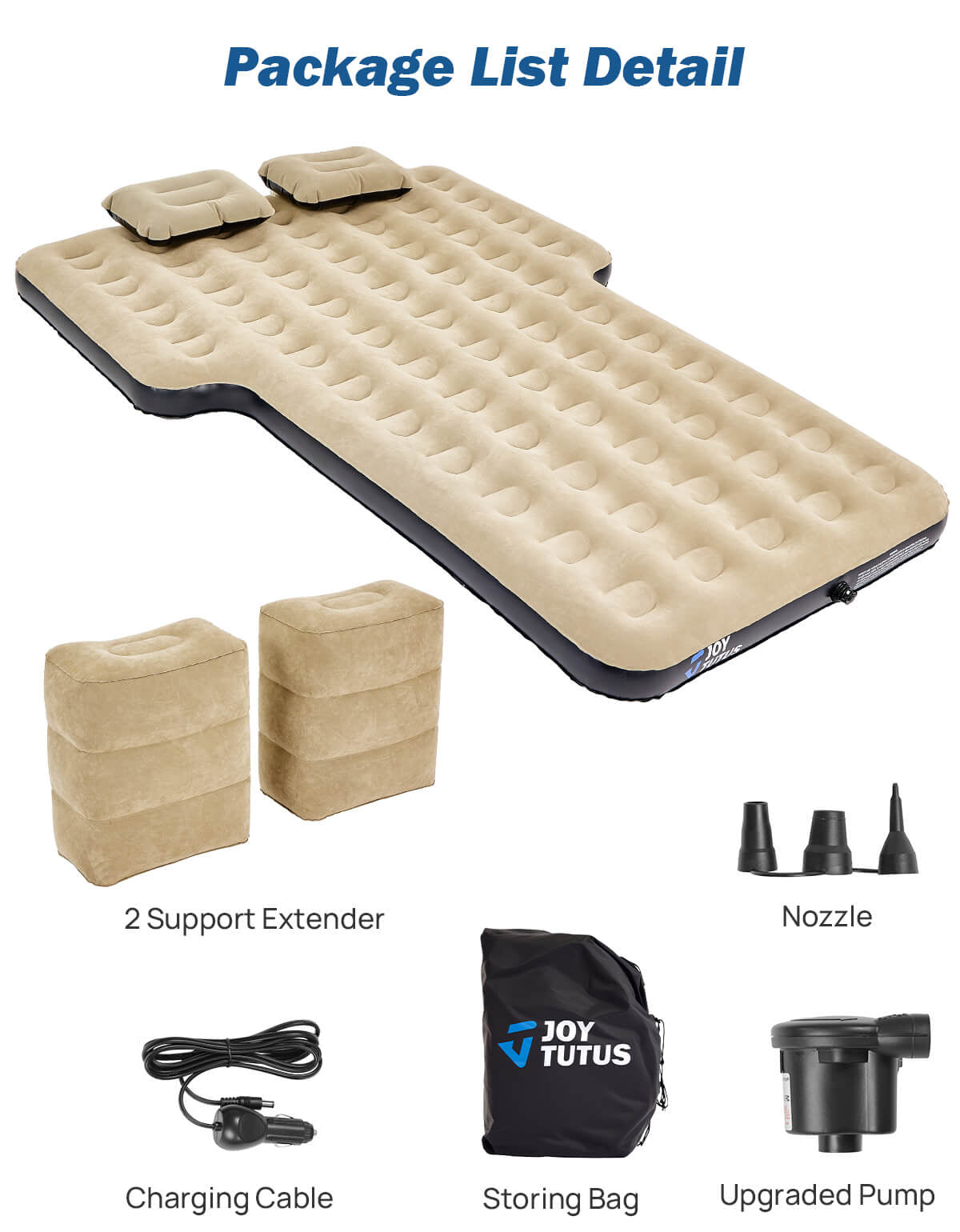SUV Air Mattress Camping Bed with Electric Pump