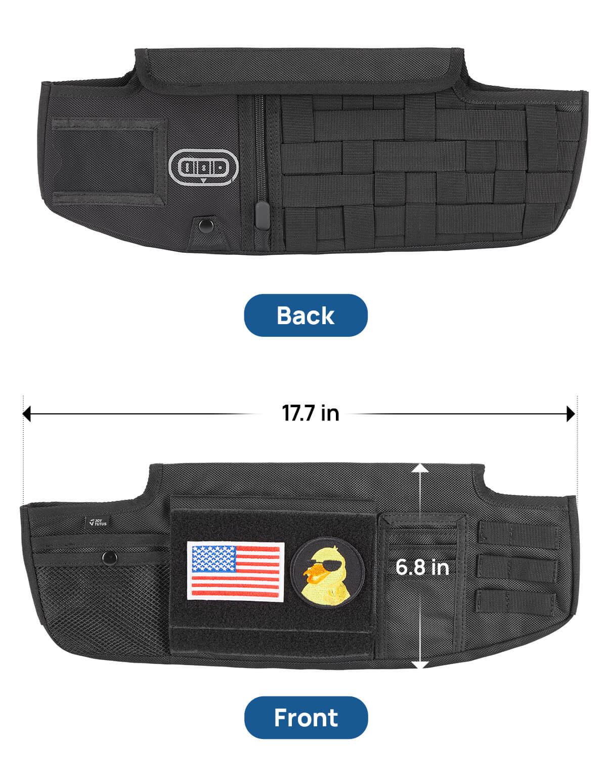 Sun Visor Organizer Compatible with Wrangler JL & JT 2018-2026