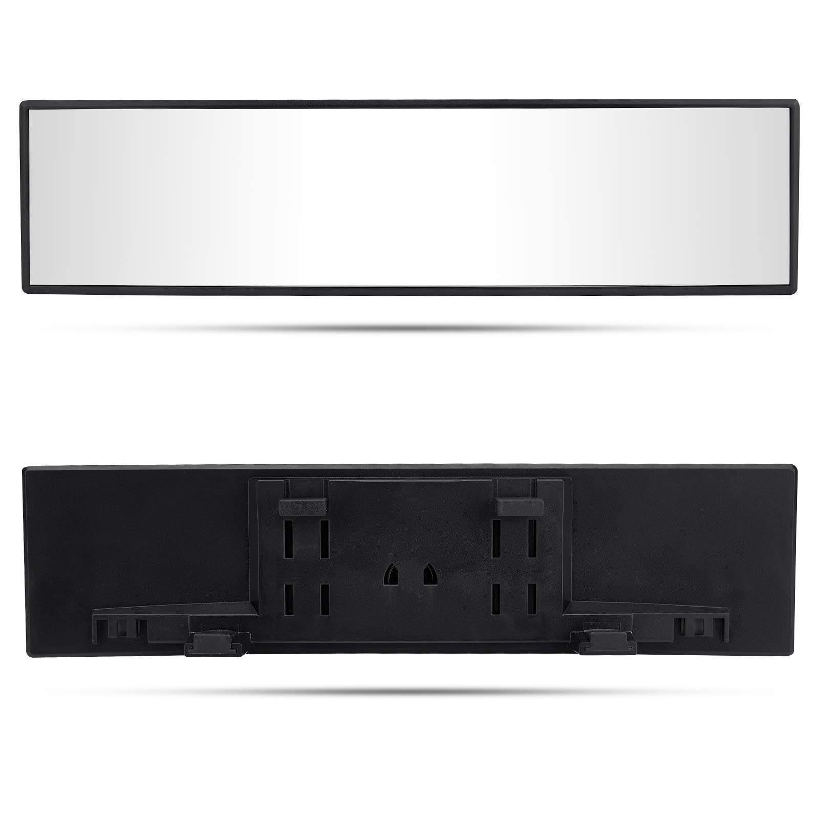 11.81" Panoramic Convex Clip-On Rear View Mirror for Car SUV Truck