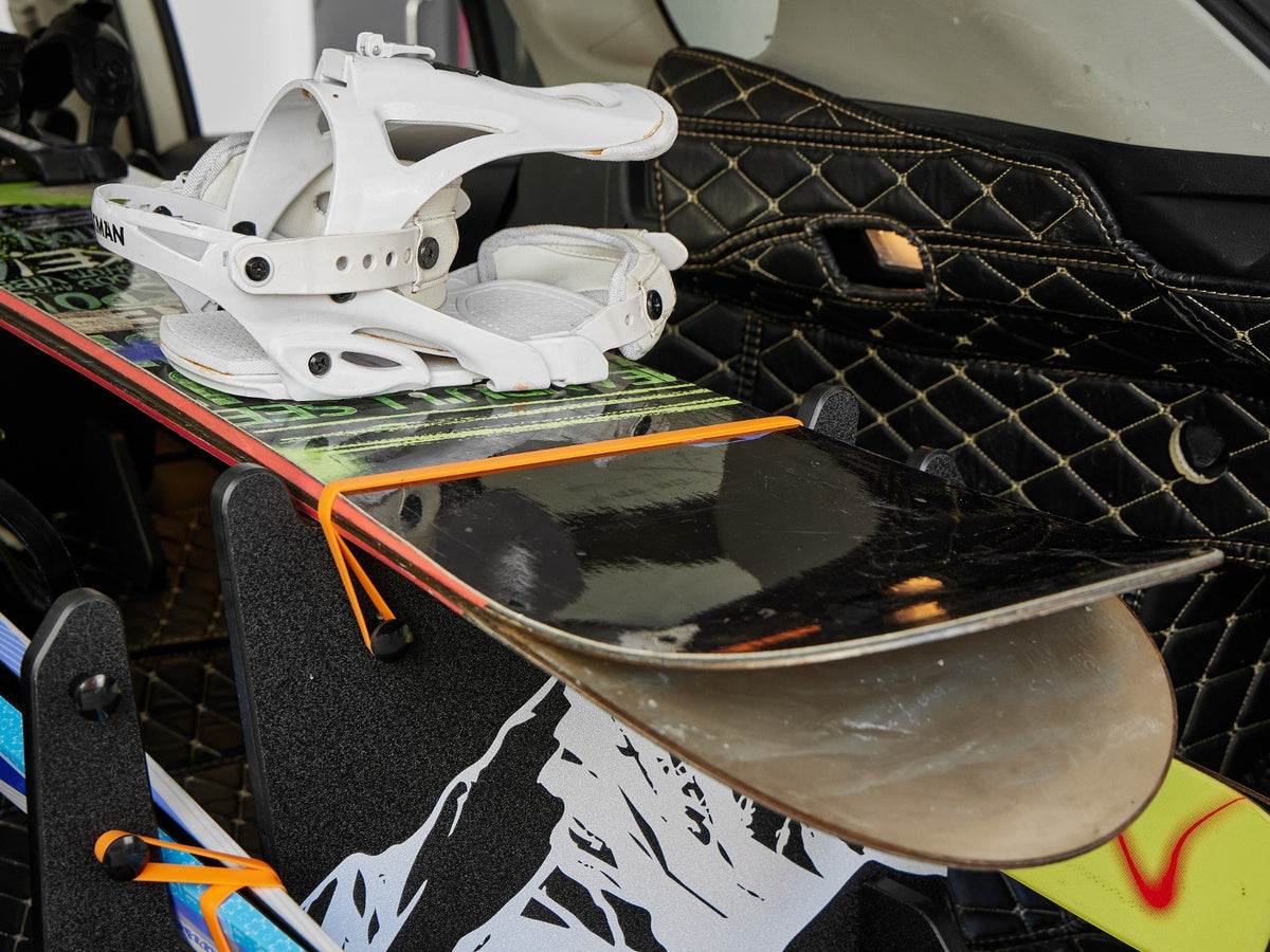 Flexible Storage for Skis, Snowboards, or Both